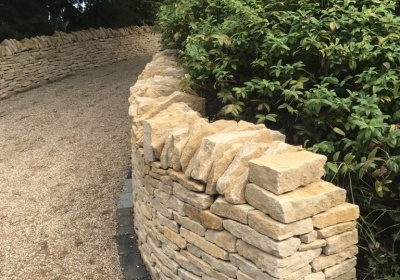 Dry Stone wall in Exhall, Warwickshire