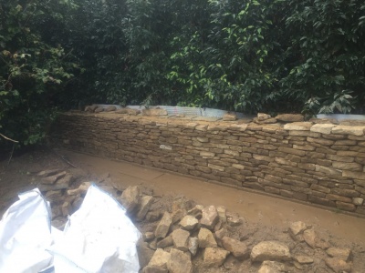 Horsham Stone Walling, Kingston upon Thames