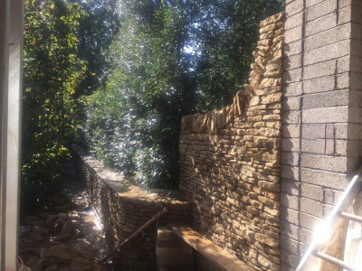 Horsham Stone Walling, Kingston upon Thames