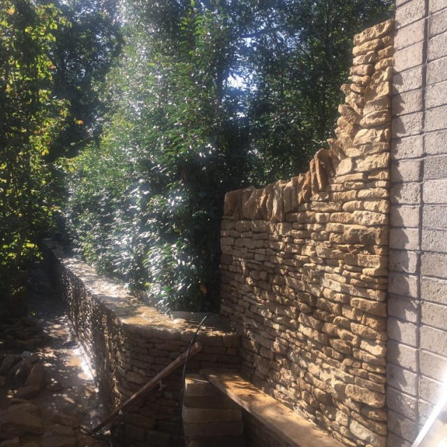 Horsham Stone Walling, Kingston upon Thames