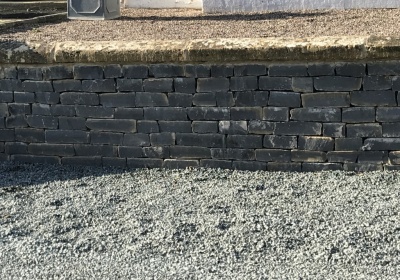 Blue Lias Stone Wall, Evesham