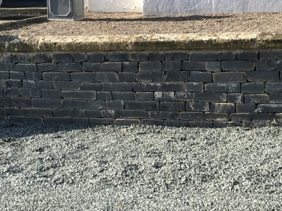 Blue Lias Stone Wall, Evesham