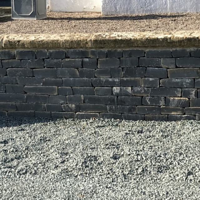 Blue Lias Stone Wall, Evesham