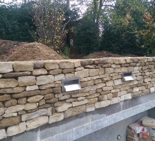 Horsham Stone Walling, Kingston upon Thames