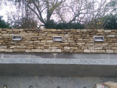 Horsham Stone Walling, Kingston upon Thames