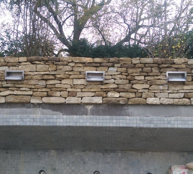 Horsham Stone Walling, Kingston upon Thames