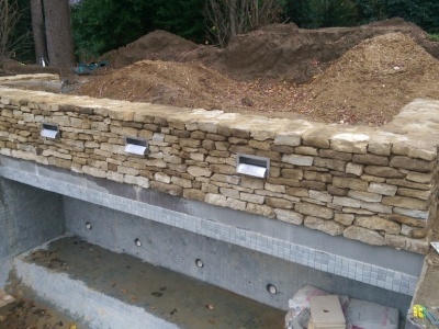 Horsham Stone Walling, Kingston upon Thames