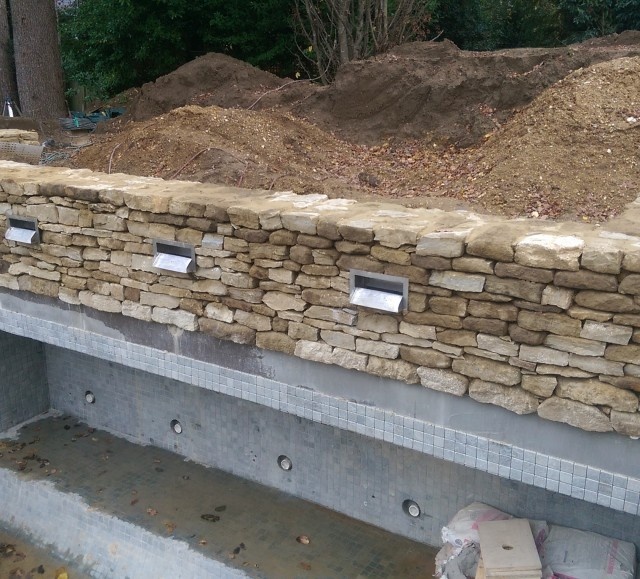 Horsham Stone Walling, Kingston upon Thames