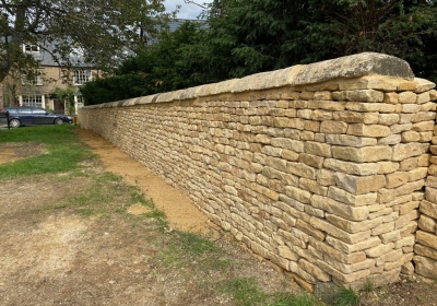 Cotswold Dry Stone Wall, Kingham, Oxfordshire