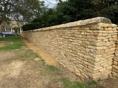 Cotswold Dry Stone Wall, Kingham, Oxfordshire