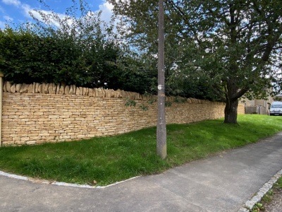 Cotswold Dry Stone Wall, Kingham, Oxfordshire