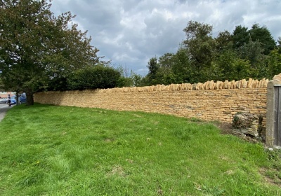 Cotswold Dry Stone Wall, Kingham, Oxfordshire