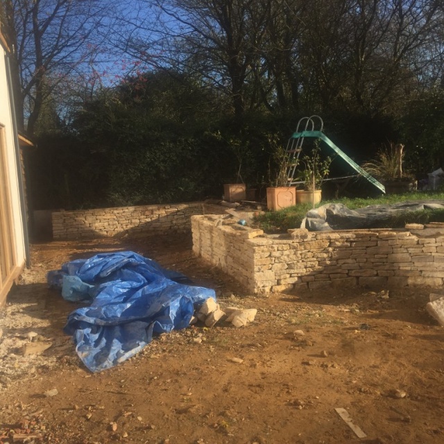 Walling and hard landscaping, Winchester