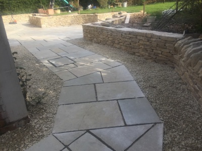 Walling and hard landscaping, Winchester