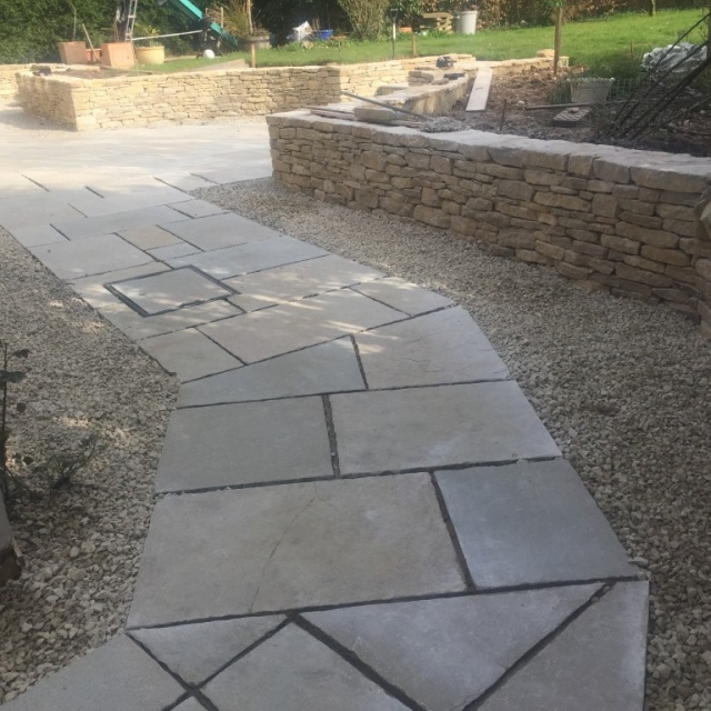 Walling and hard landscaping, Winchester