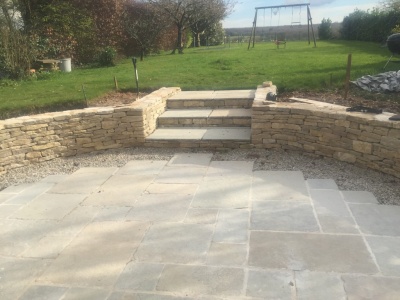 Walling and hard landscaping, Winchester