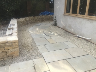 Walling and hard landscaping, Winchester