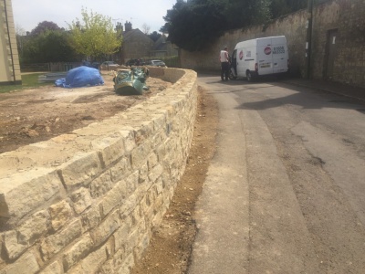 Lime mortar wall (In-progress), Tingewick