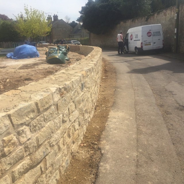 Lime mortar wall (In-progress), Tingewick