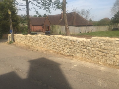 Lime mortar wall (In-progress), Tingewick