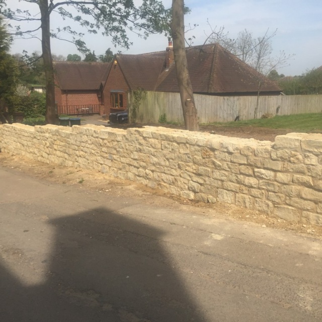 Lime mortar wall (In-progress), Tingewick