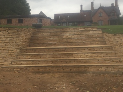 Dry Stone Wall – Hollow Meadow, Snitterfield, Stratford-Upon-Avon