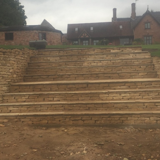 Dry Stone Wall – Hollow Meadow, Snitterfield, Stratford-Upon-Avon