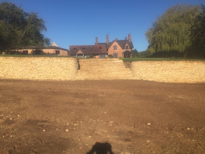 Dry Stone Wall – Hollow Meadow, Snitterfield, Stratford-Upon-Avon