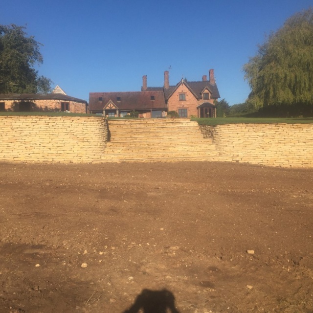 Dry Stone Wall – Hollow Meadow, Snitterfield, Stratford-Upon-Avon