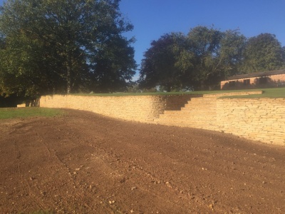 Dry Stone Wall – Hollow Meadow, Snitterfield, Stratford-Upon-Avon