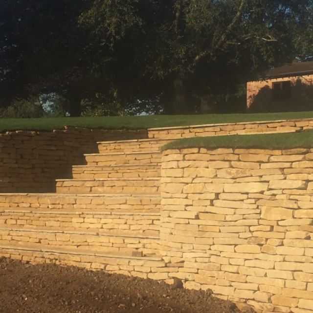 Dry Stone Wall – Hollow Meadow, Snitterfield, Stratford-Upon-Avon