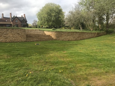 Dry Stone Wall – Hollow Meadow, Snitterfield, Stratford-Upon-Avon