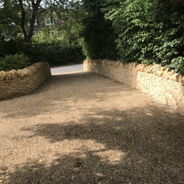 Dry Stone wall in Exhall, Warwickshire