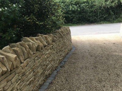 Dry Stone wall in Exhall, Warwickshire