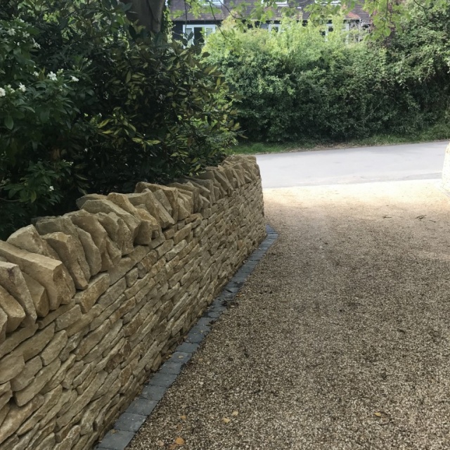 Dry Stone wall in Exhall, Warwickshire