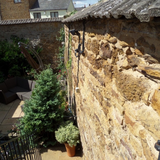 Ironstone wall replacement , Brixworth