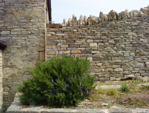 Dry Stone Wall in Swanage